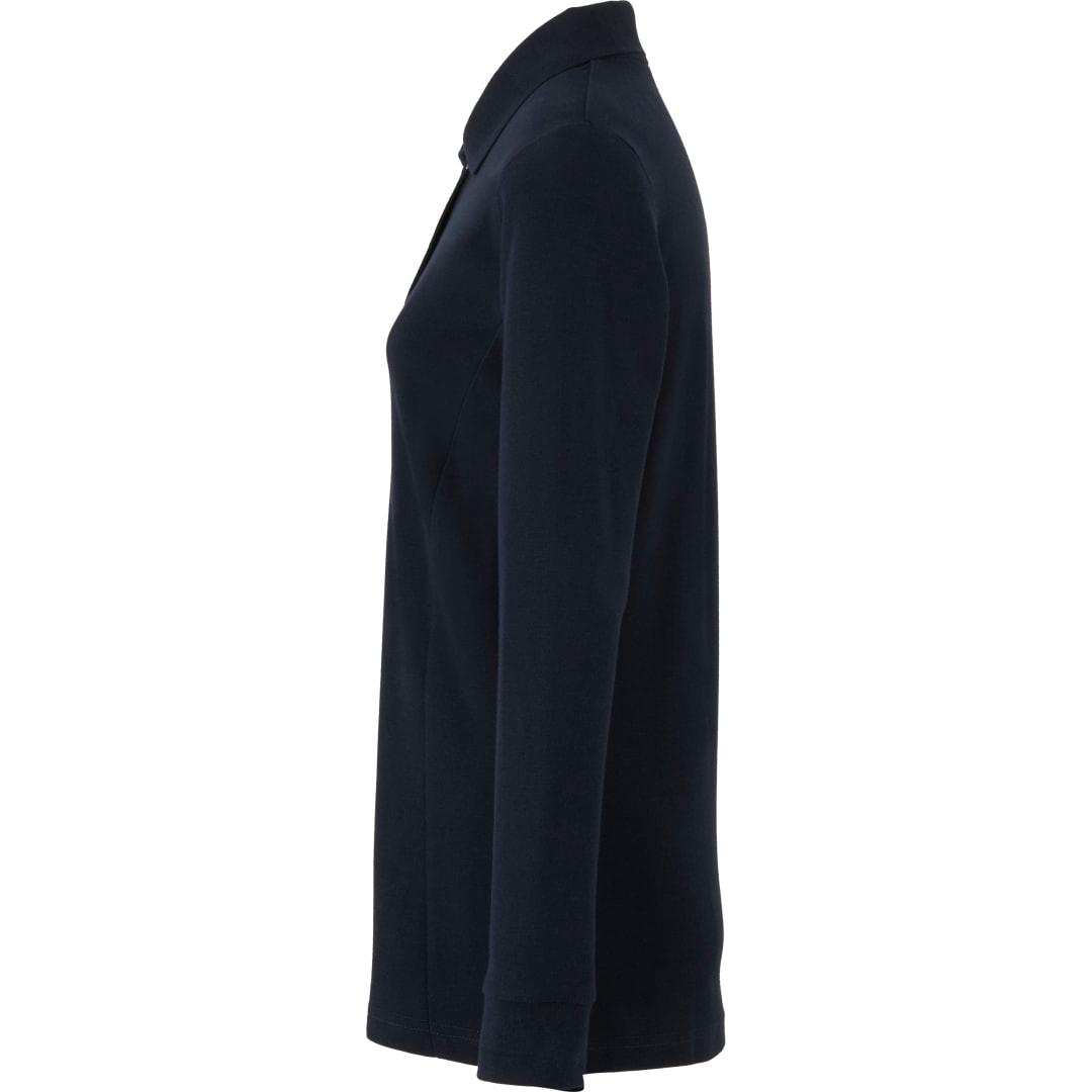 Palo long sleeve 100% cotton pique polo - womens Navy Blue miniatura 4