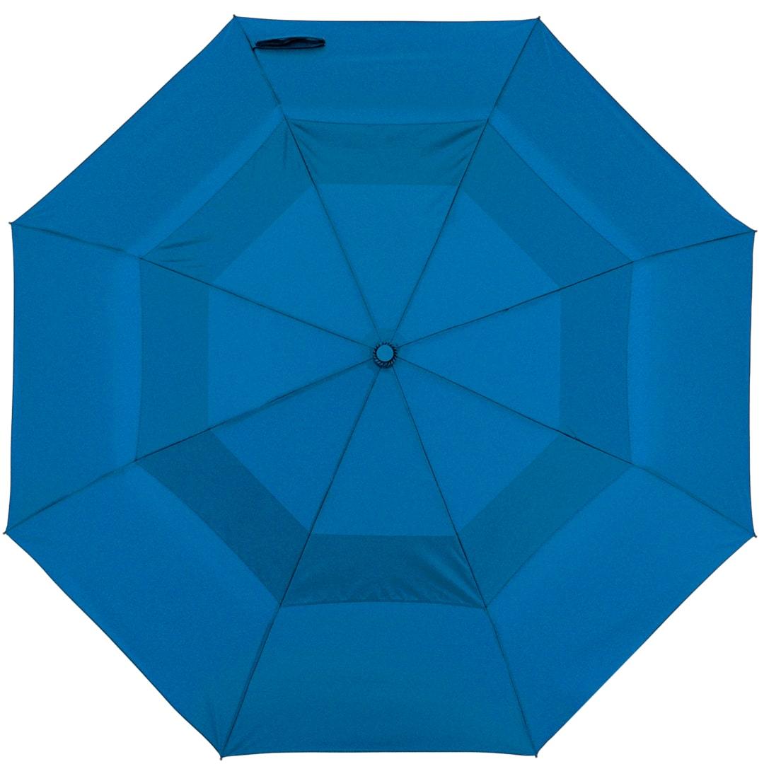 46 Recycled auto open umbrella Black miniatura 55