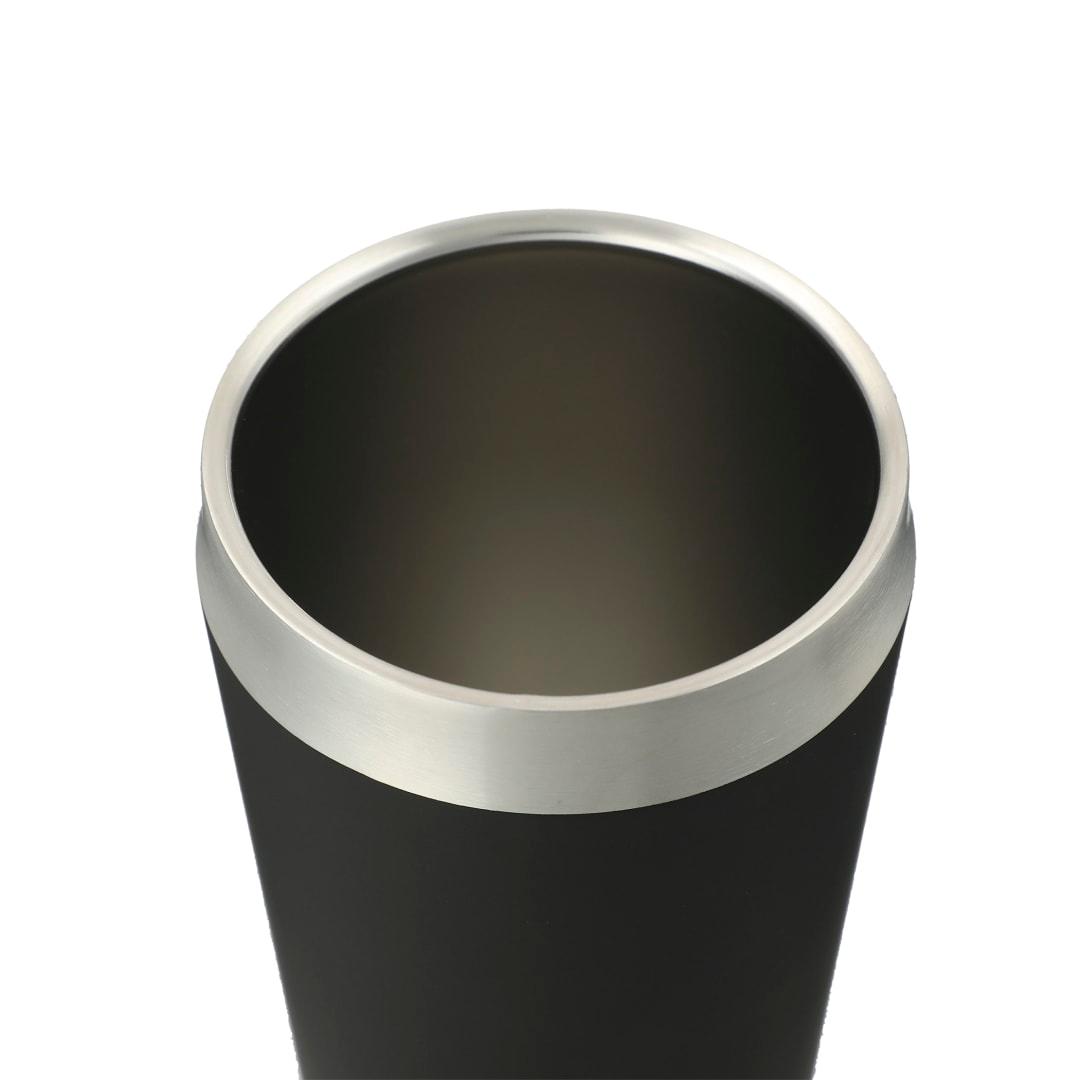 Faye 20oz vacuum tumbler w/ ss straw Black miniatura 3