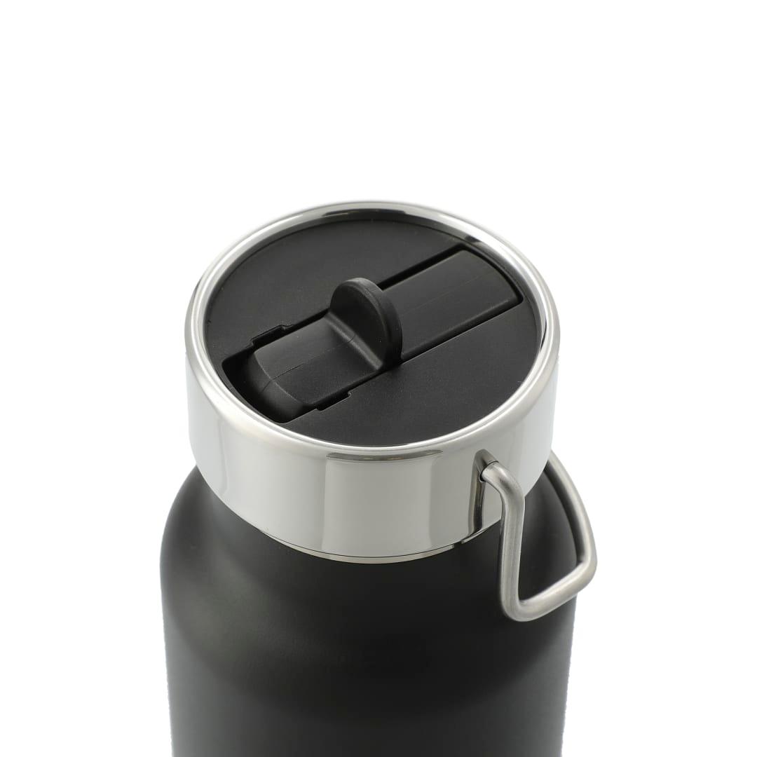 Thor copper vacuum insulated bottle 25oz straw lid Black miniatura 4