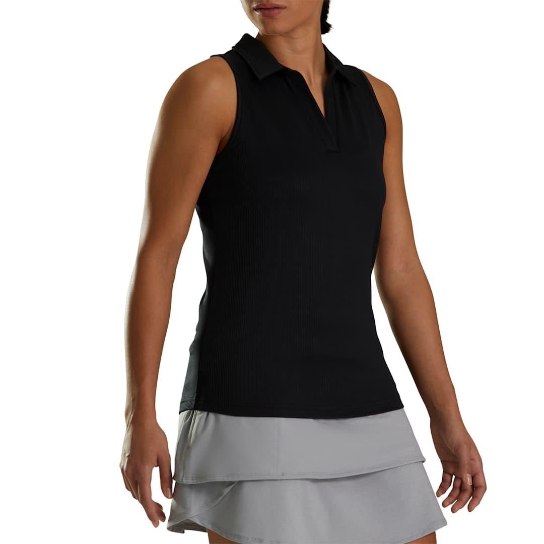 Footjoy womens racerback tank polo White miniatura 13