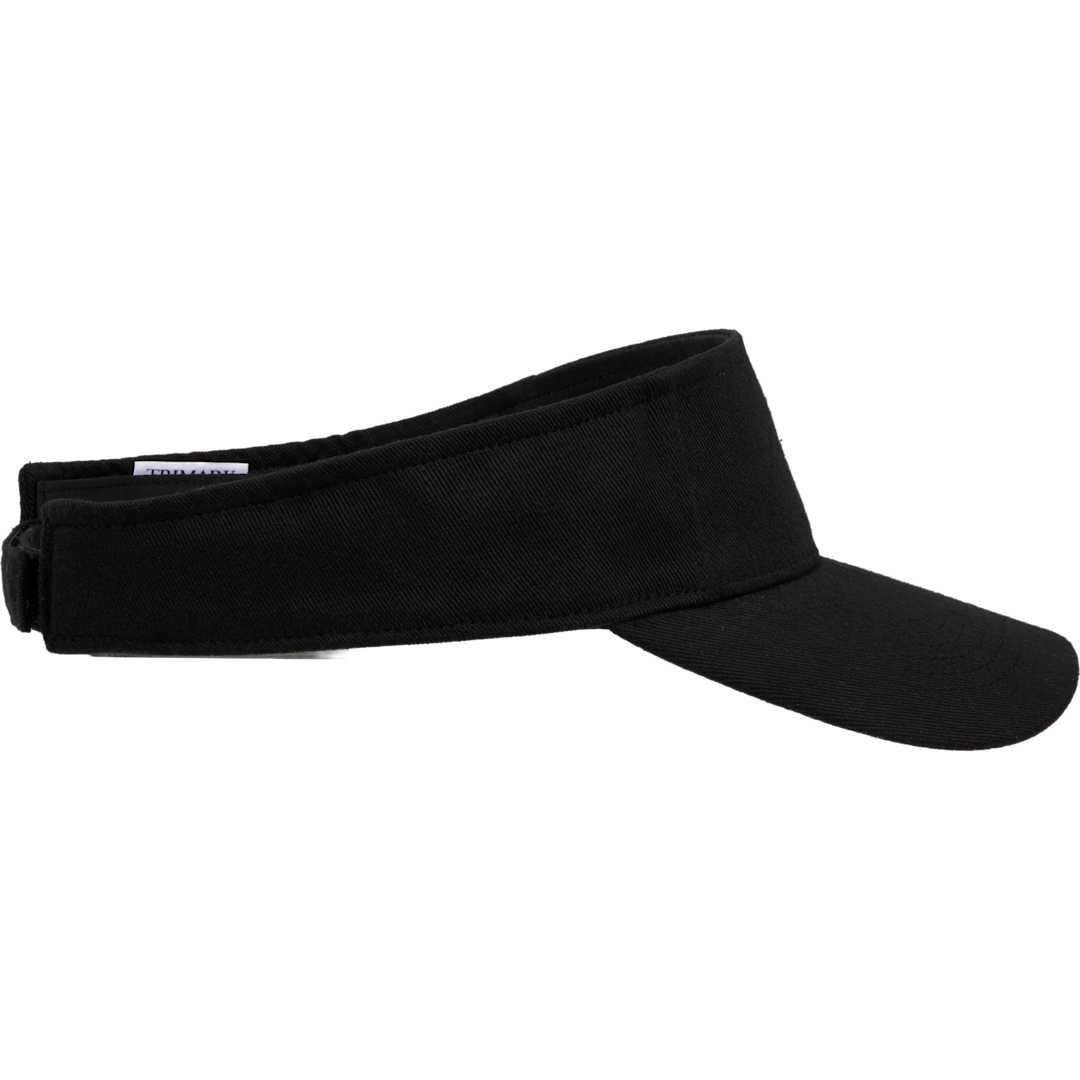 Recycled cotton twill visor - unisex White miniatura 15