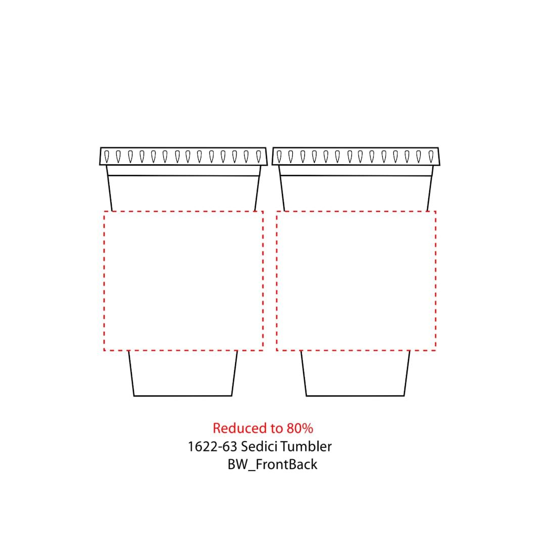 Sedici tumbler 16oz Clear miniatura 11