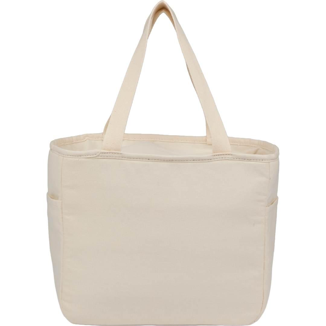 Feed organic cotton 9 can lunch cooler Natural miniatura 4