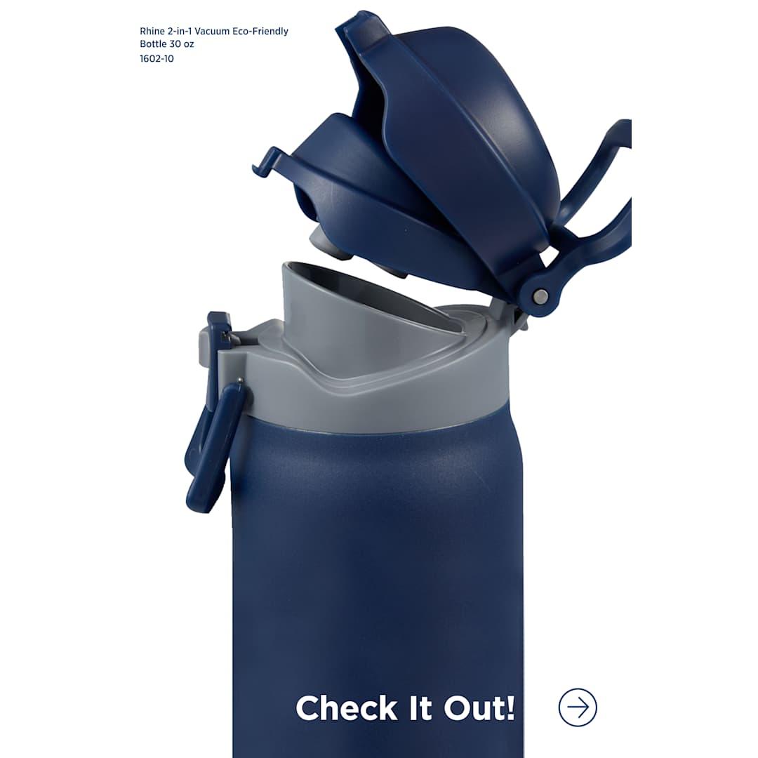 Rhine 2 in 1 vacuum insulated bottle 30oz Black miniatura 5