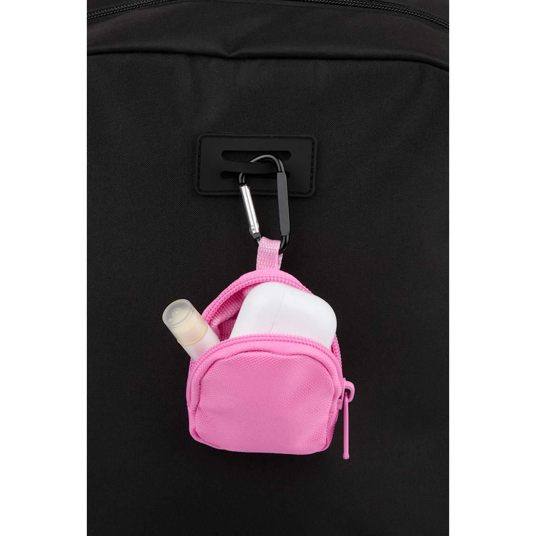 Mini backpack bag charm Natural miniatura 27