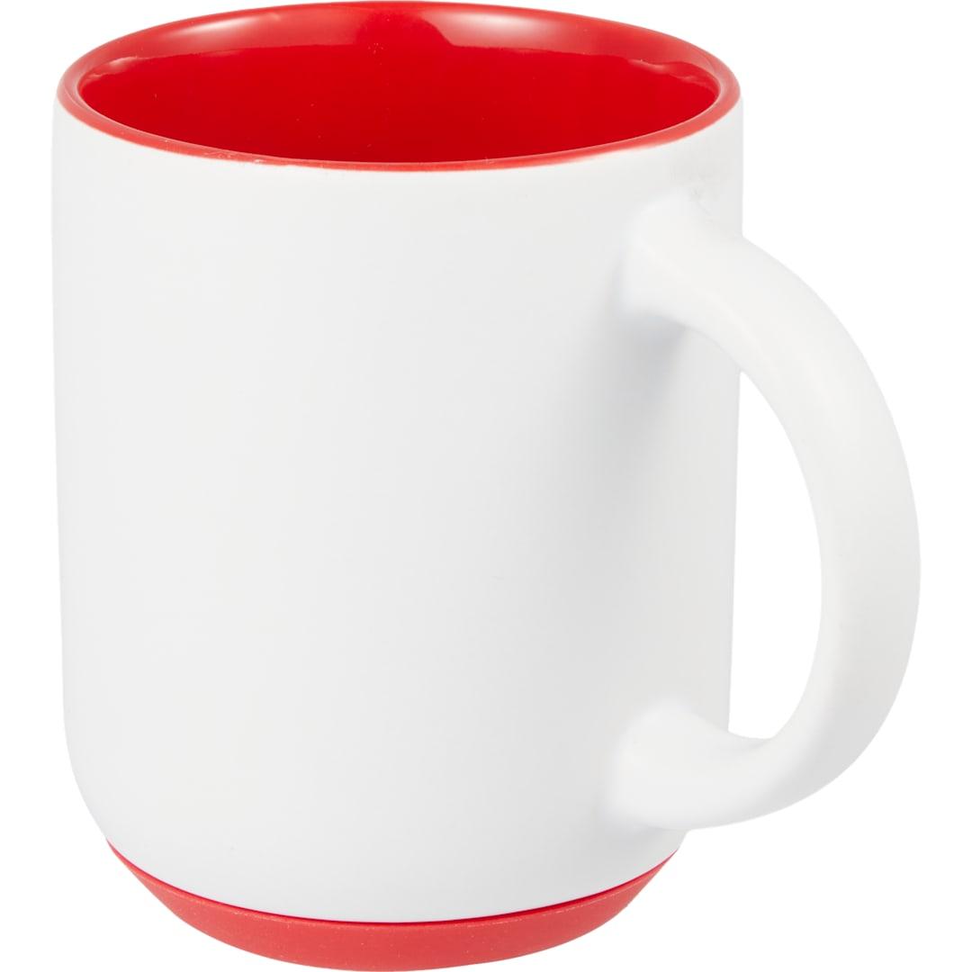Isaac ceramic mug w/ rubber bottom 14oz White thumbnail 29