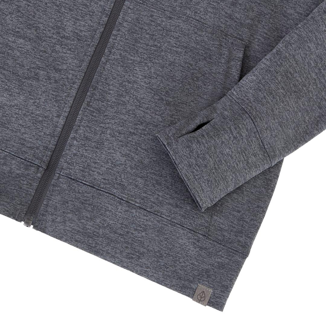 Womens lavar eco knit full zip hoody Navy Blue miniatura 14