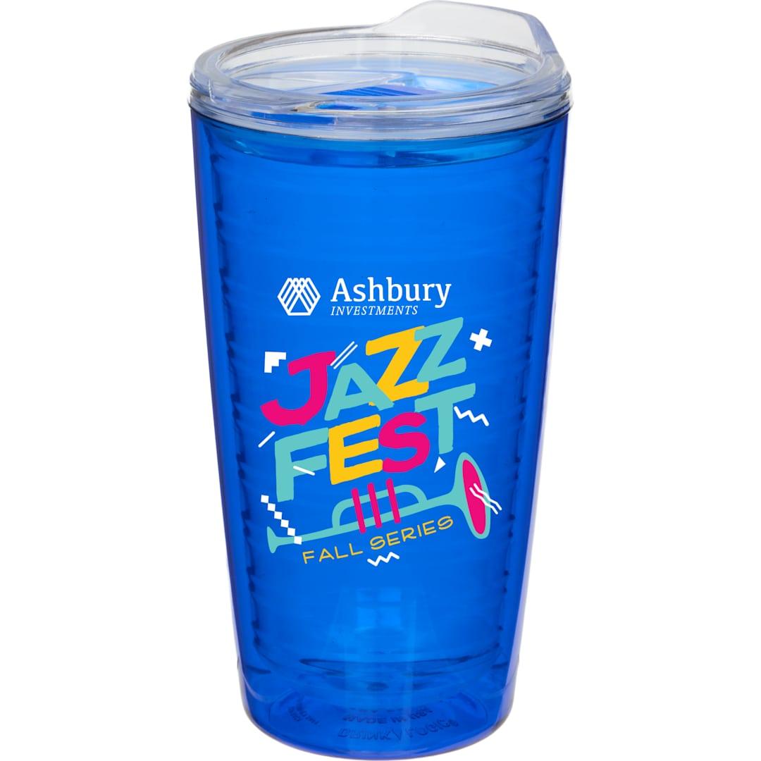 Lakeside double wall tumbler 16 oz Blue miniatura 3