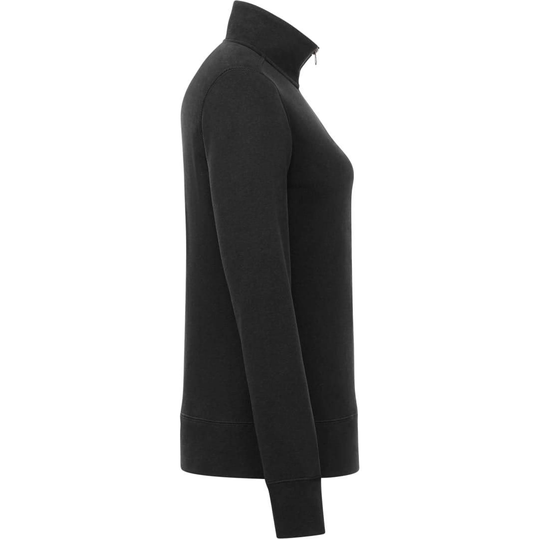 Womens dayton fleece half zip Black miniatura 28