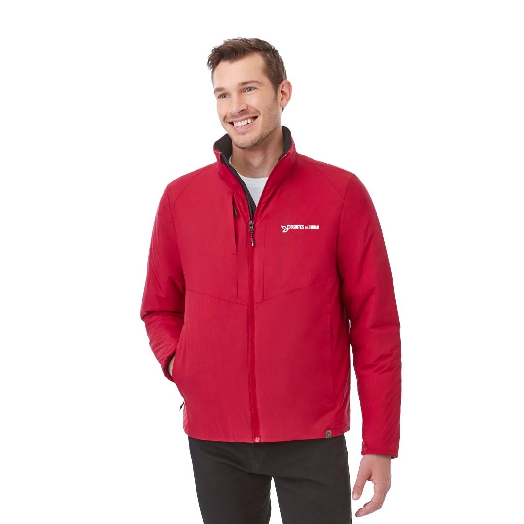 Mens kyes eco packable insulated jacket Red miniatura 13