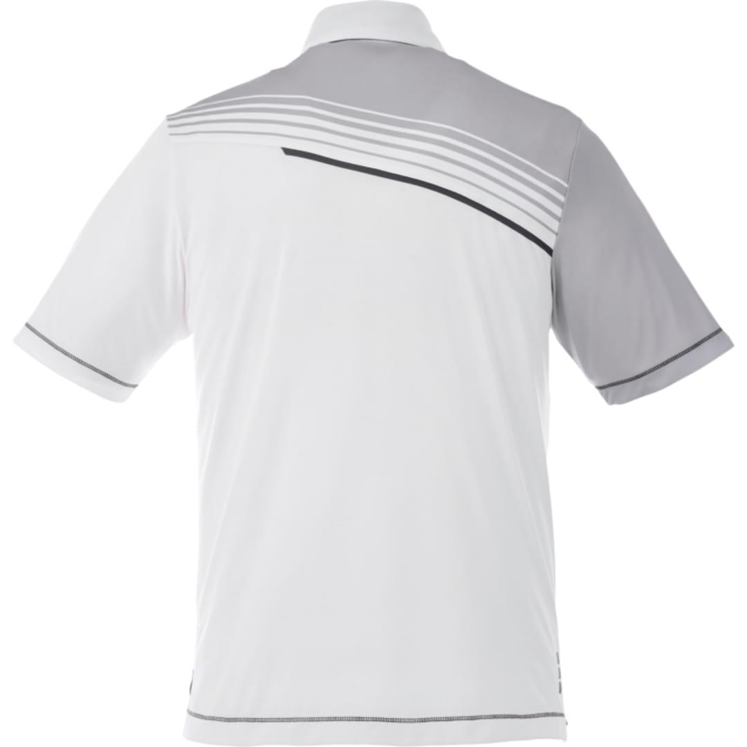 Mens prater short sleeve polo Grey miniatura 6