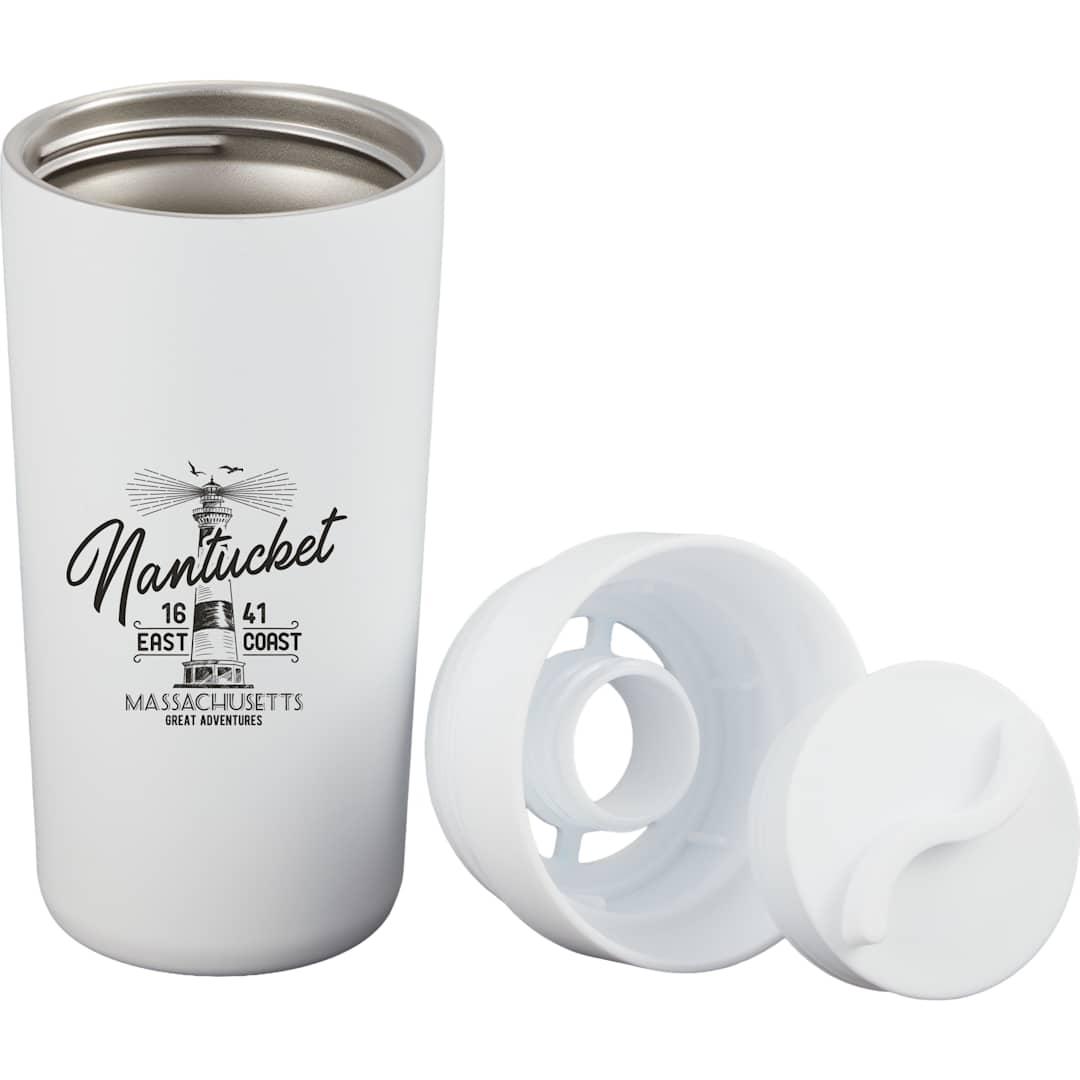 Maddie recycled ss vacuum tumbler w/ 360 lid 16oz Black miniatura 36