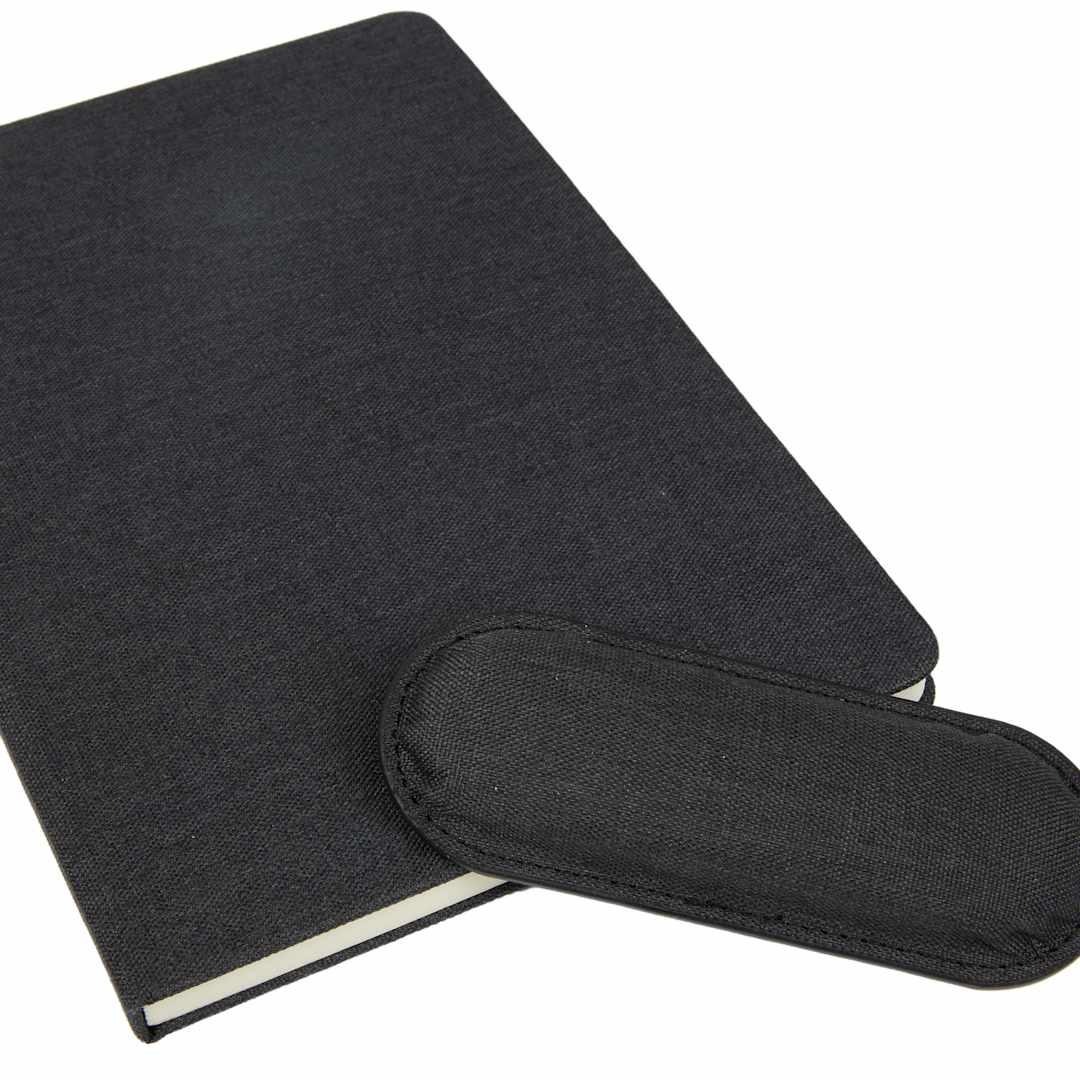 5.5 X 8.5 fsc® recycled mouse pad bound notebook Grey miniatura 9
