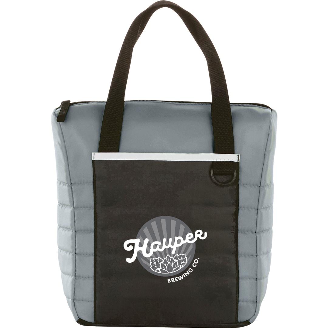 Quilted 12-can lunch cooler Grey miniatura 3