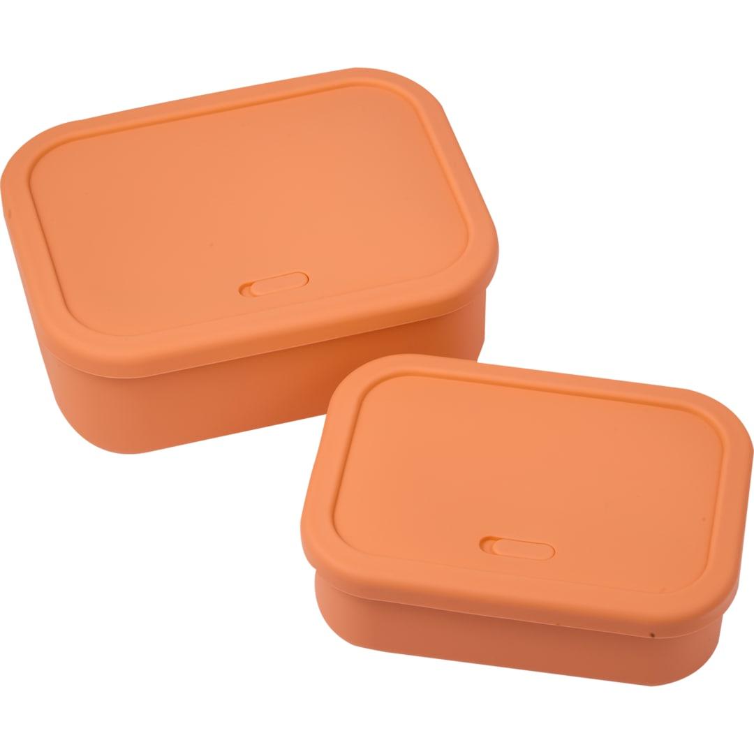 Silicone food storage box with air valve - set of Several Colors miniatura 7