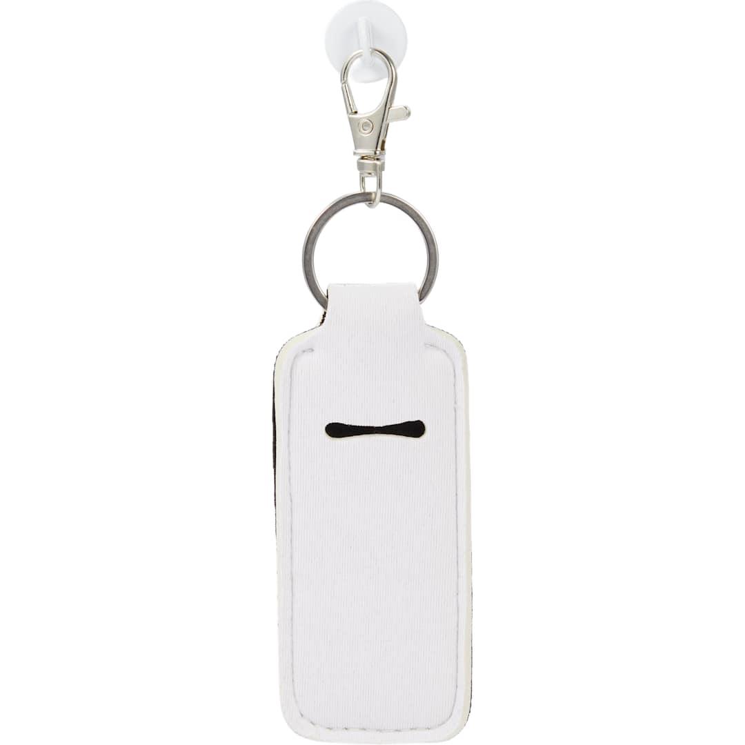 Bottle charm w/ neoprene chapstick holder Black miniatura 47