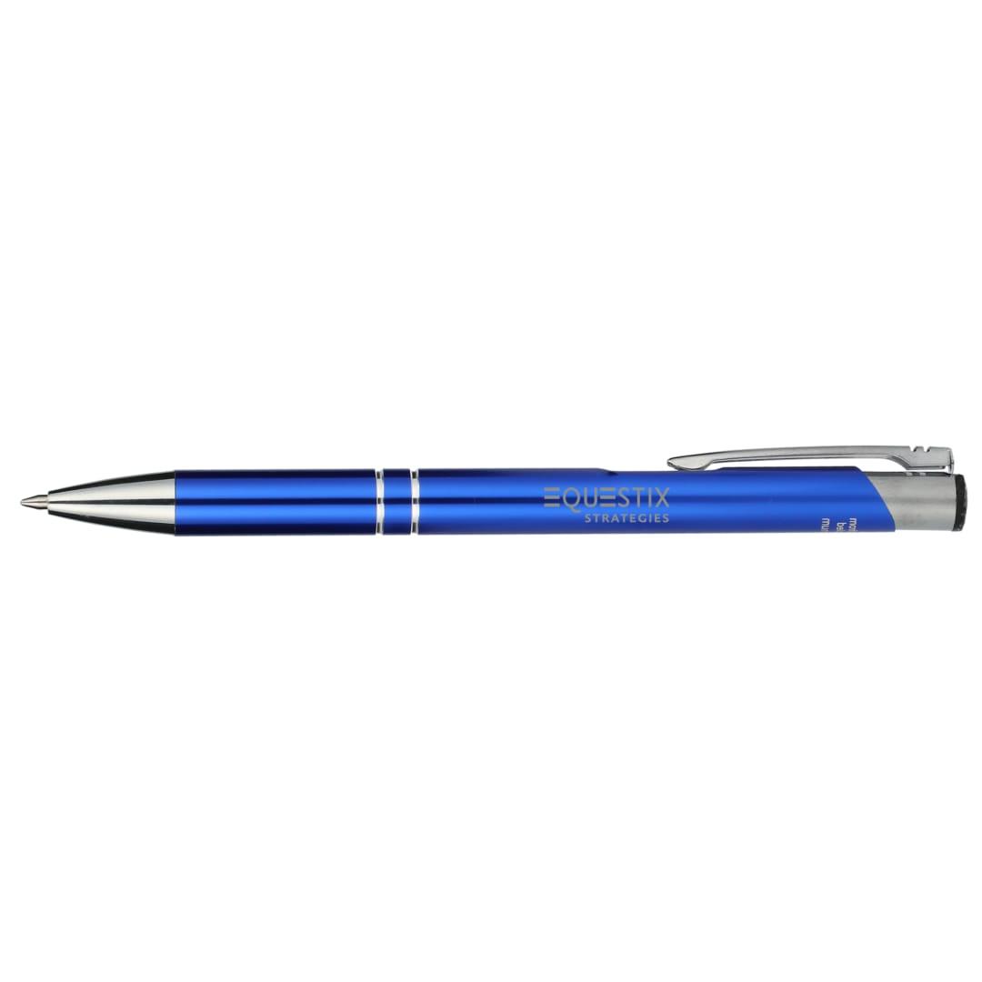 Recycled aluminum richmont gel ballpoint Black miniatura 11