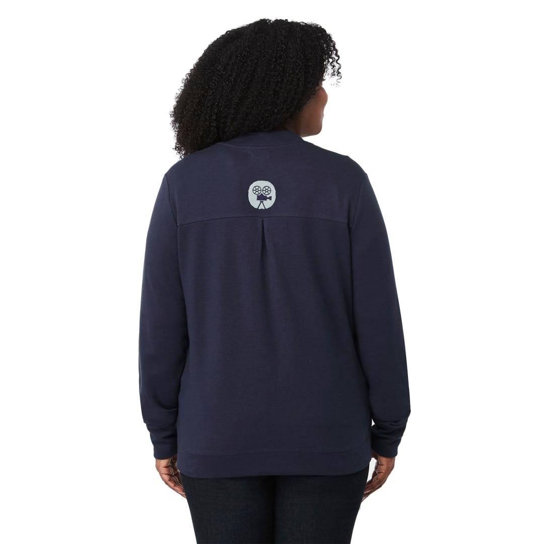 Rigi eco knit full zip - womens Navy Blue miniatura 7