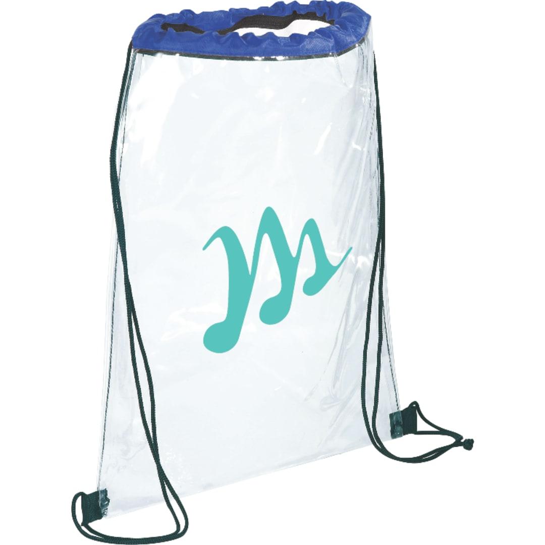 Rally clear drawstring bag Navy Blue miniatura 13