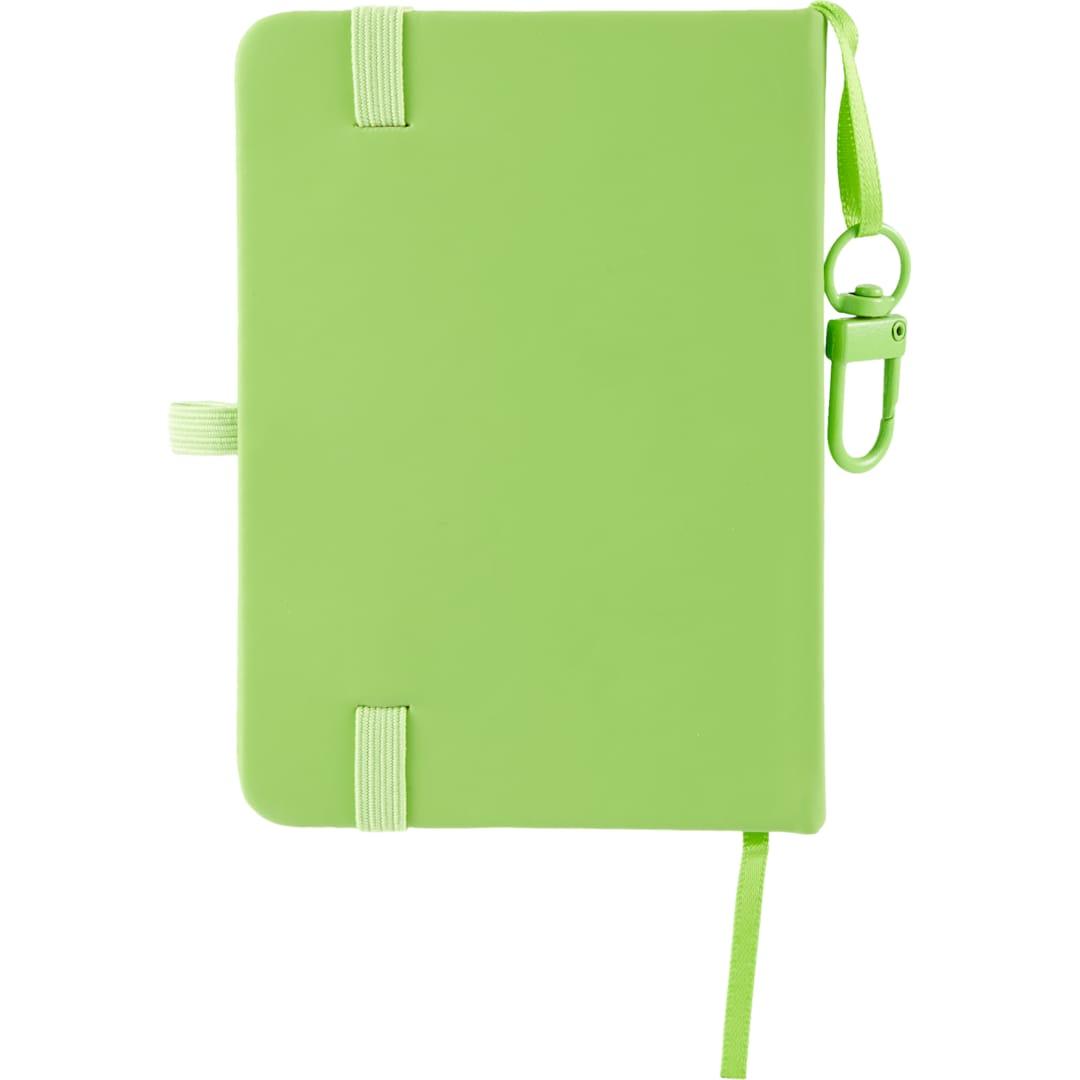 Mini recycled notebook w/ clip Black miniatura 17