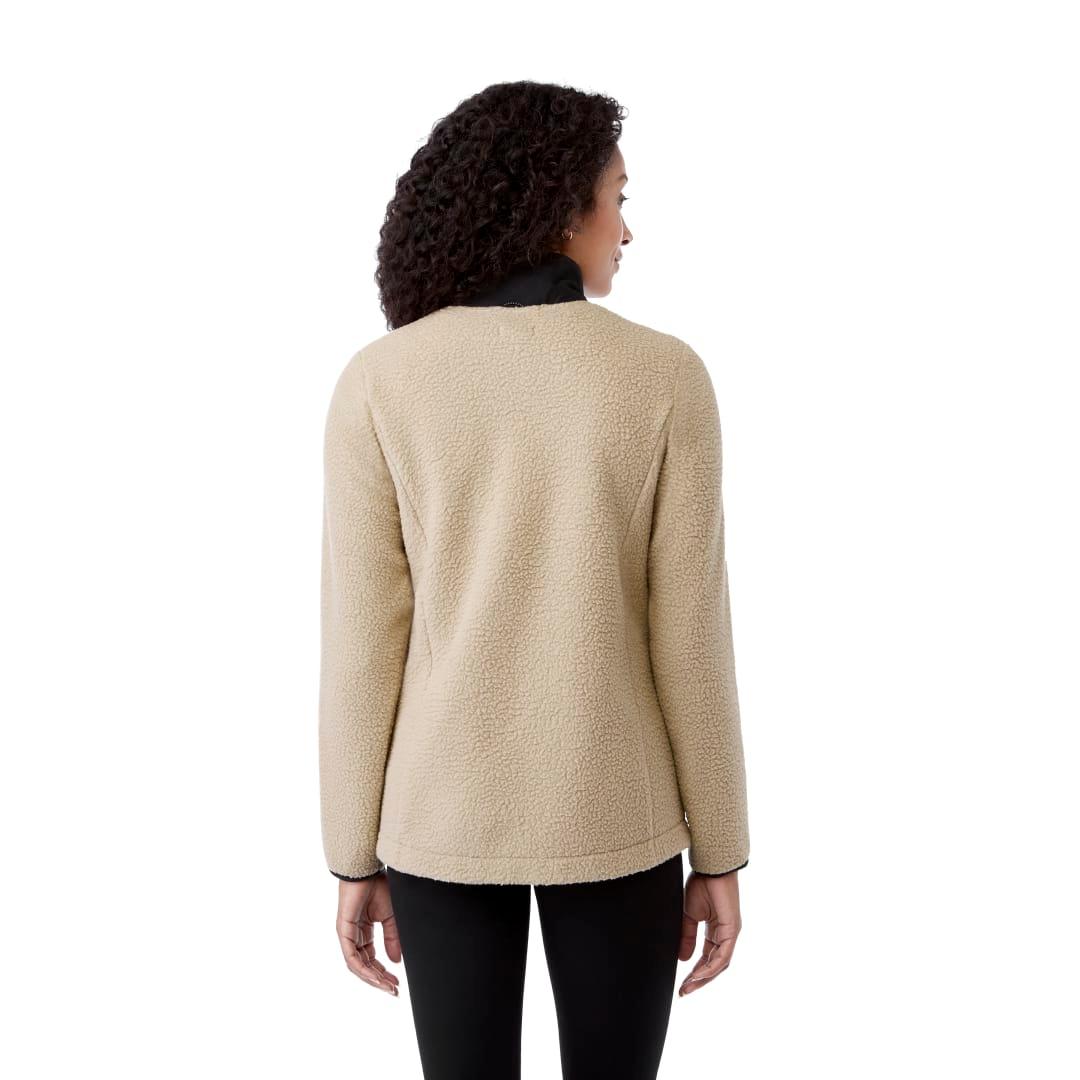Womens kahuzi eco full zip sherpa Khaki miniatura 13