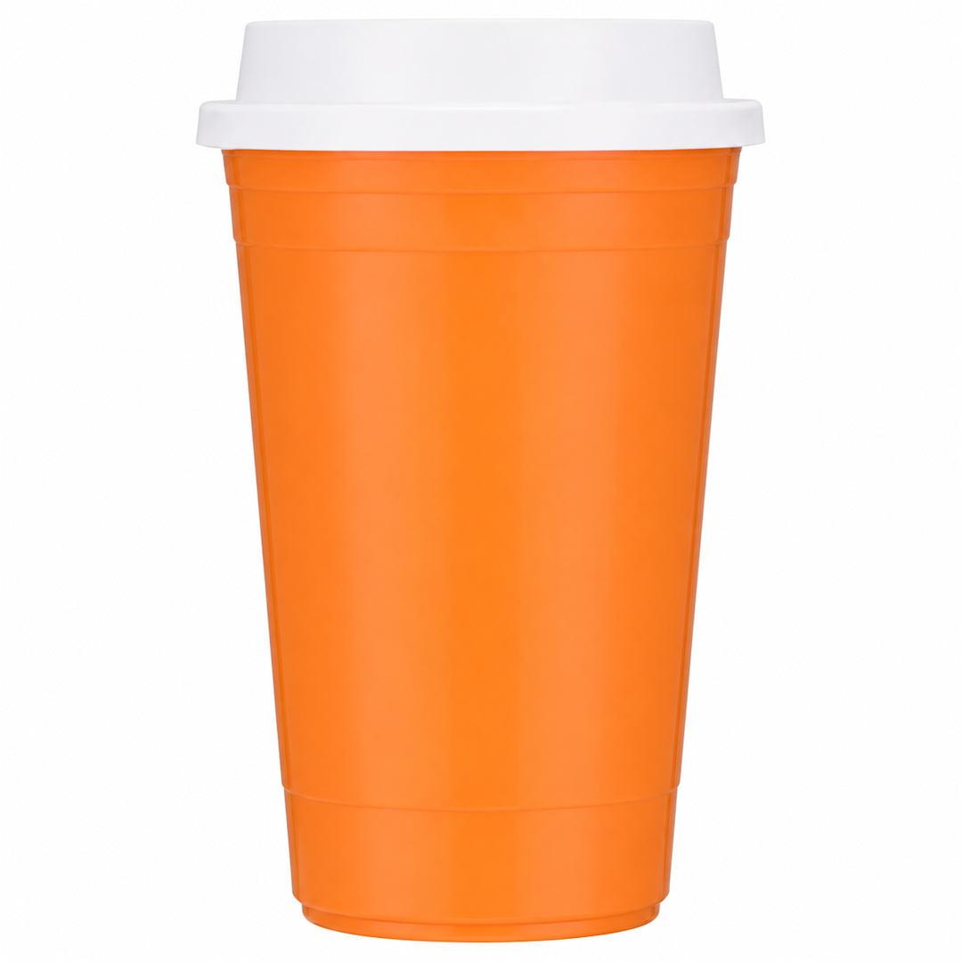 The traveler insulated cup 16 oz. w/ lid Black miniatura 14