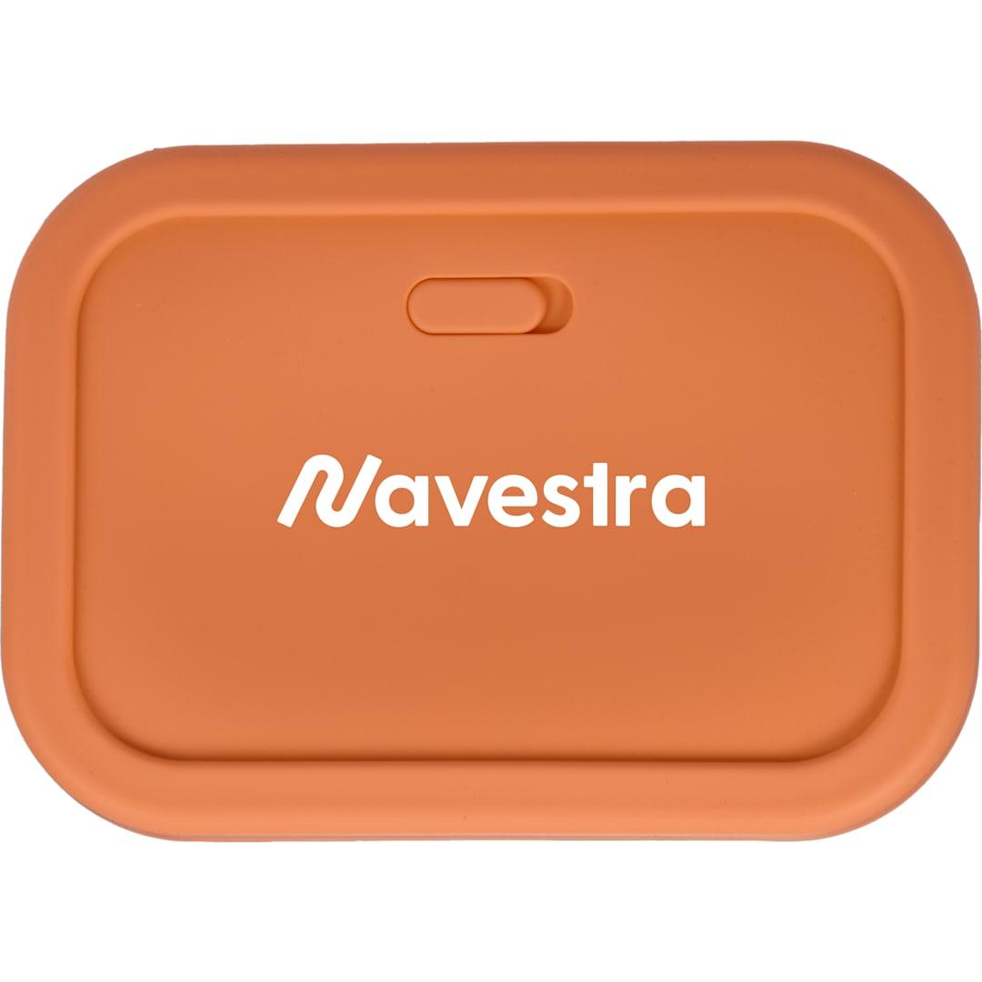 Silicone food storage box with air valve 24oz Several Colors miniatura 15