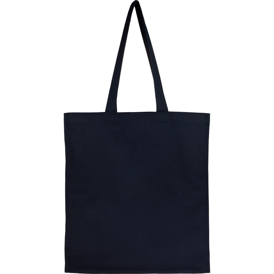 Double-stitched 8oz organic cotton tote Navy Blue miniatura 5