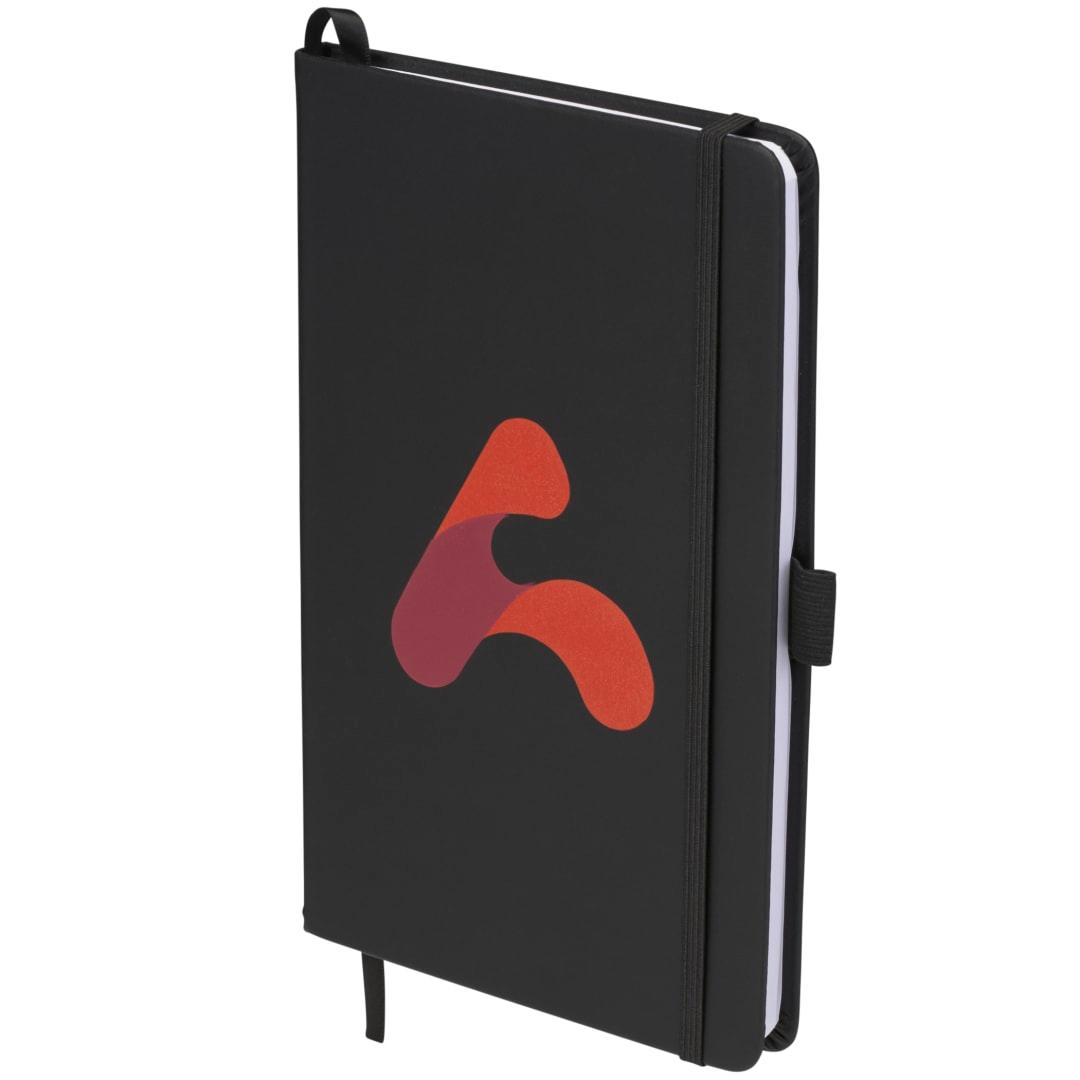 5.5 X 8.5 fsc® mix pineapple leather journal Black miniatura 6
