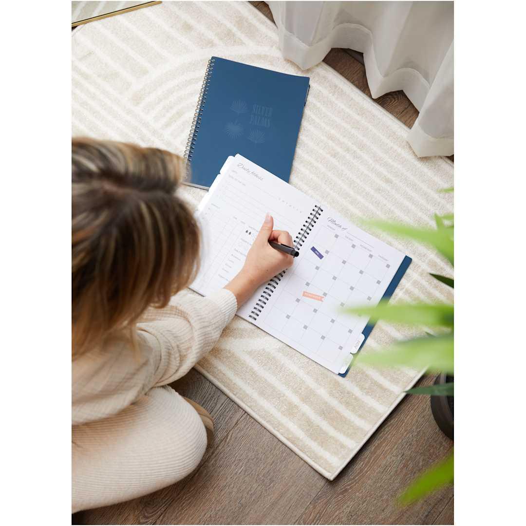 Wellable™ plan well undated planner journal Navy Blue miniatura 25