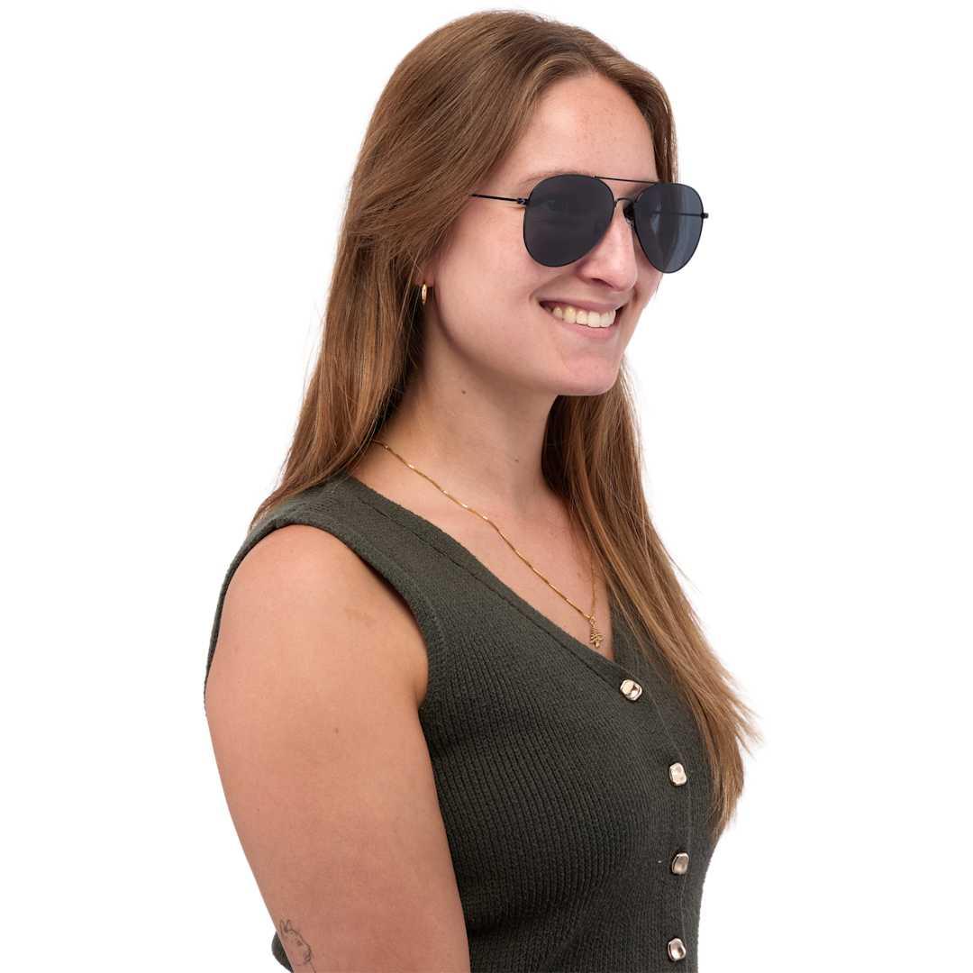 Stunkel recycled aviator sunglasses Black miniatura 12