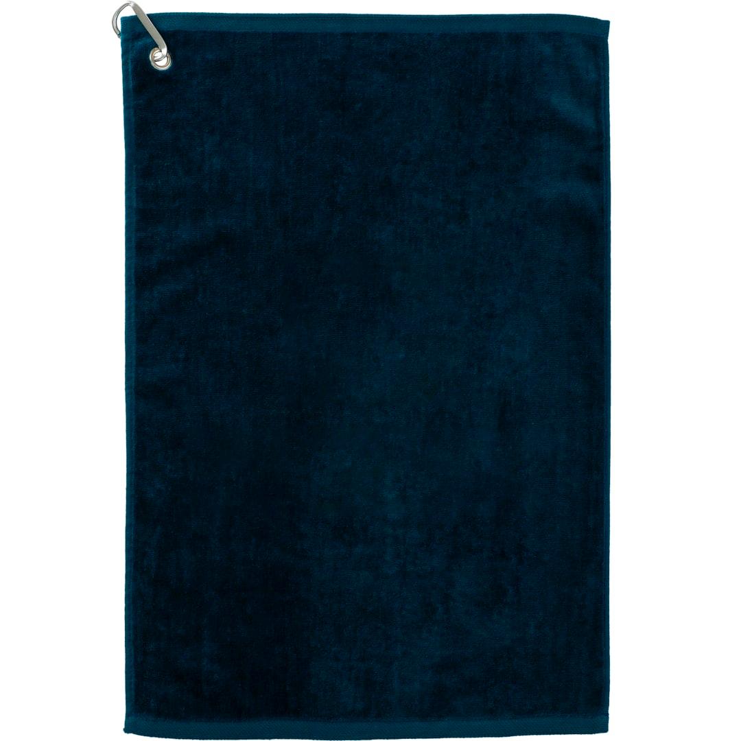3.5 Lb./doz. 16x25in terry golf towel Black miniatura 4