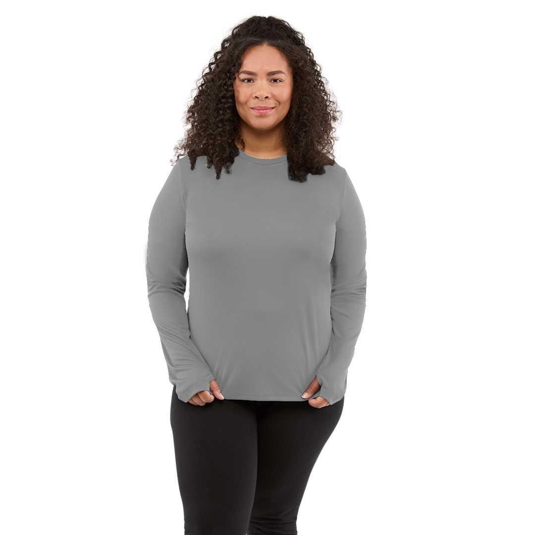 Dara ls tech tee - womens White miniatura 14