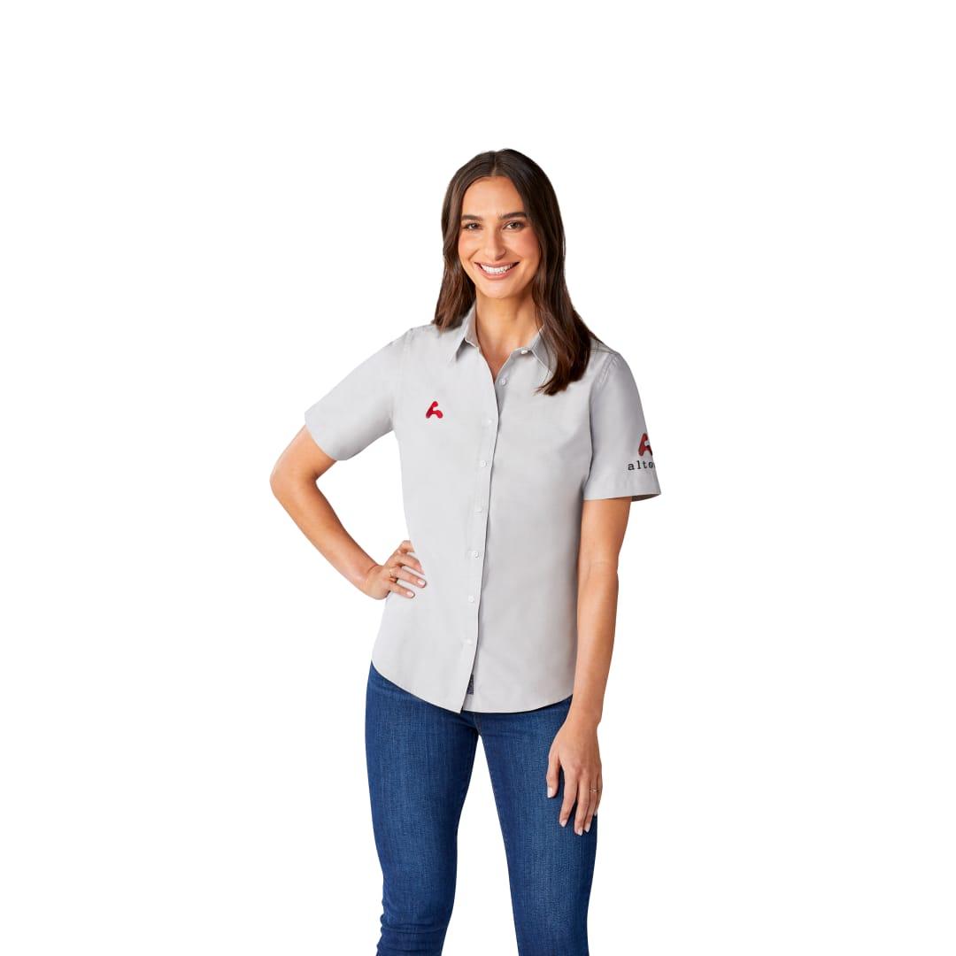 Womens samson oxford ss shirt Sky Blue miniatura 8