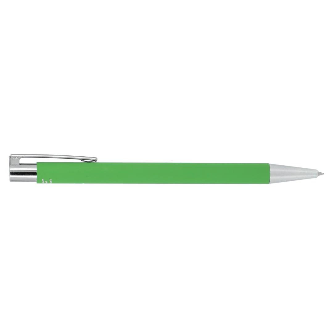 Maxi recycled aluminum soft touch gel pen Black miniatura 16