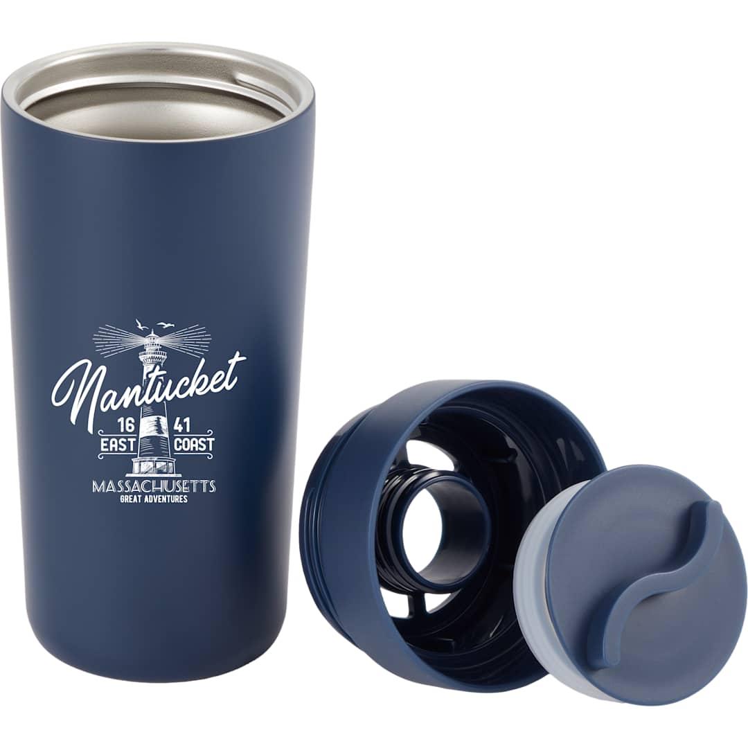Maddie recycled ss vacuum tumbler w/ 360 lid 16oz Black miniatura 15