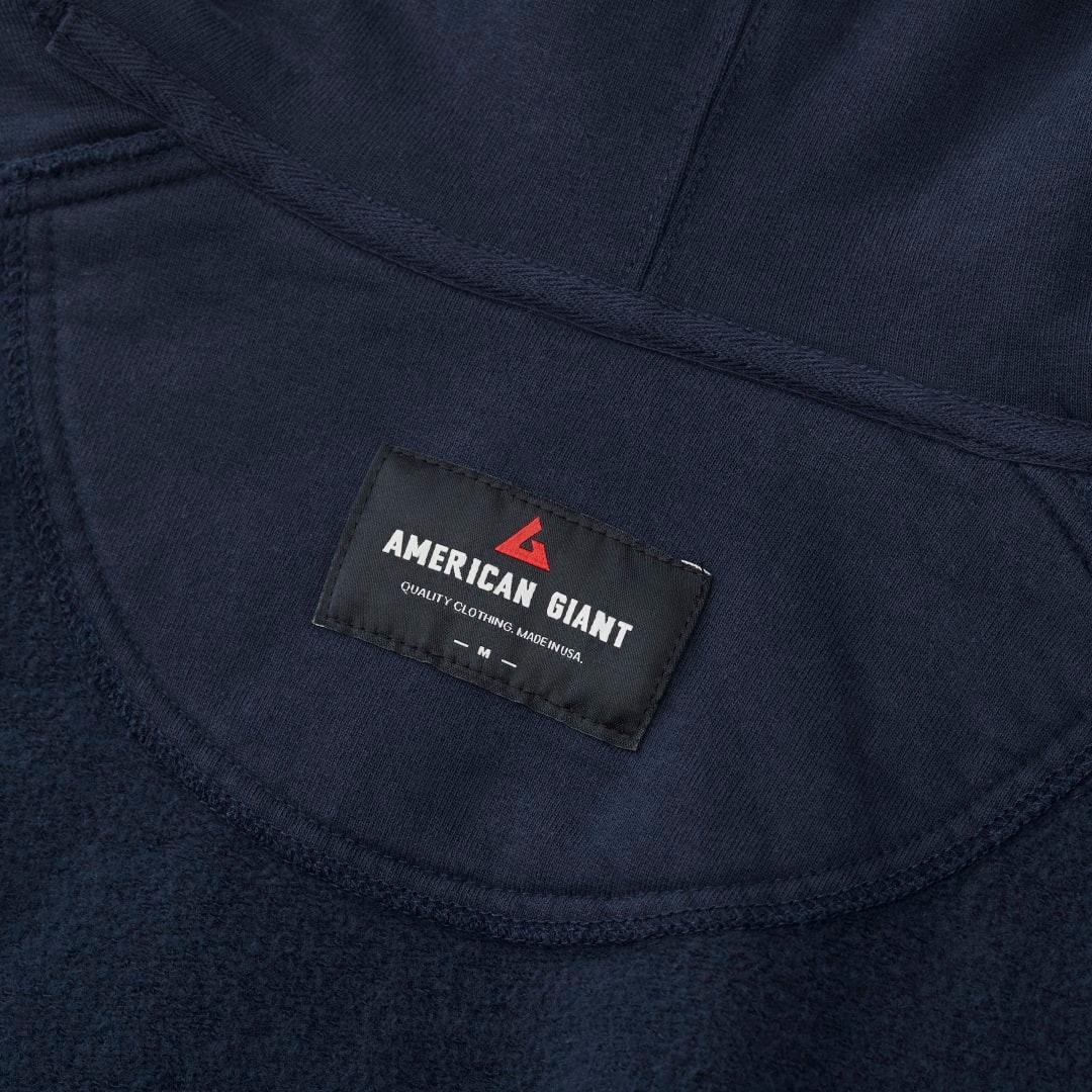 American giant classic pullover - mens Blue miniatura 6