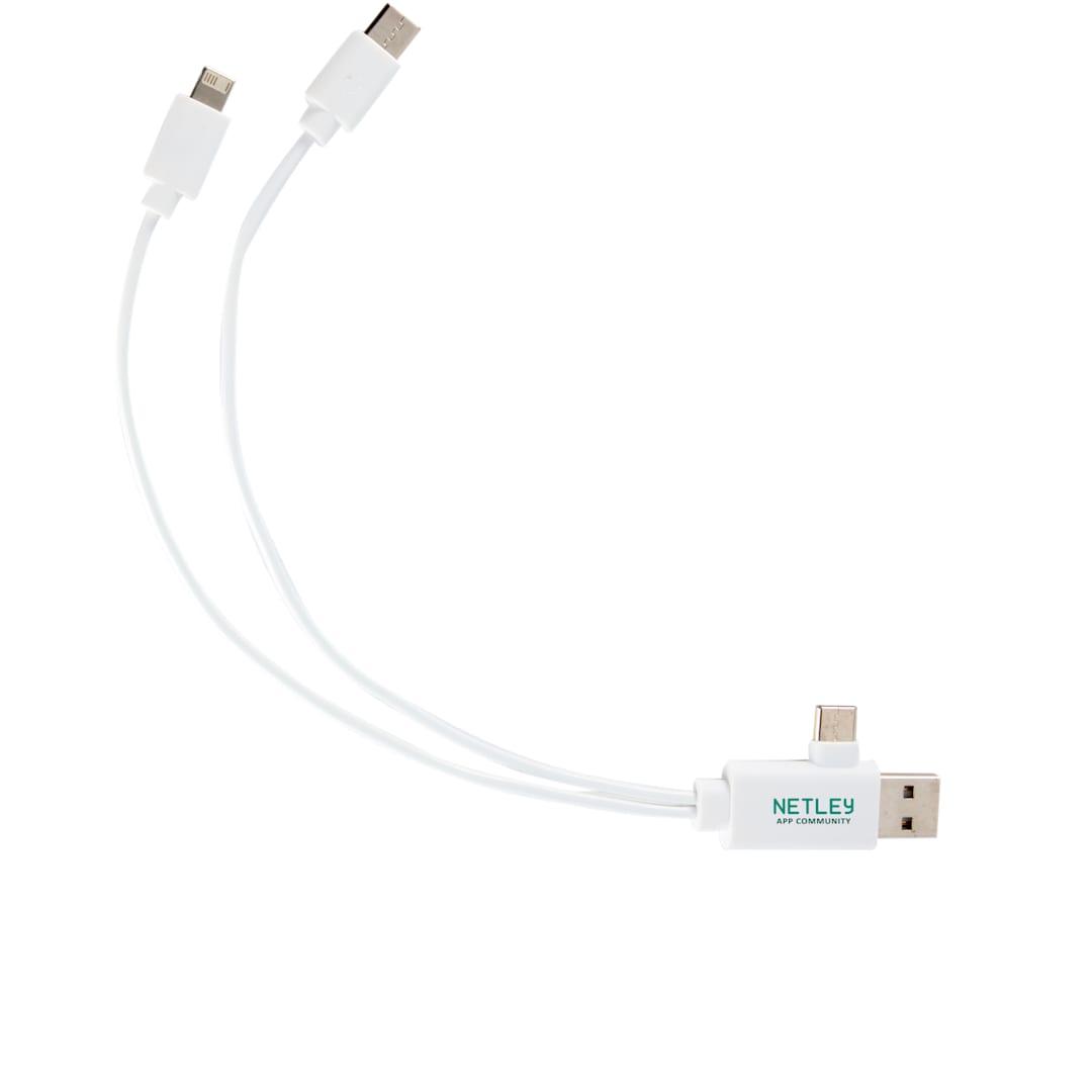 5-In-1 recycled charging cable Black miniatura 15