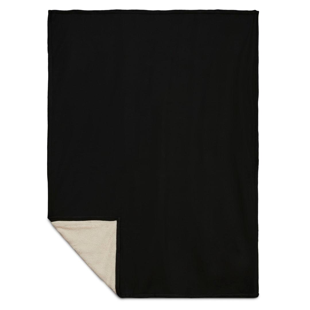 Fleece-sherpa blanket Navy Blue miniatura 3
