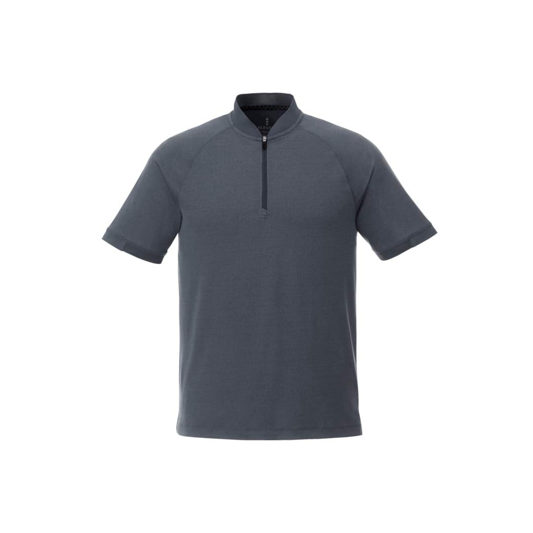 Mens kinport ss stand collar polo Wine miniatura 6