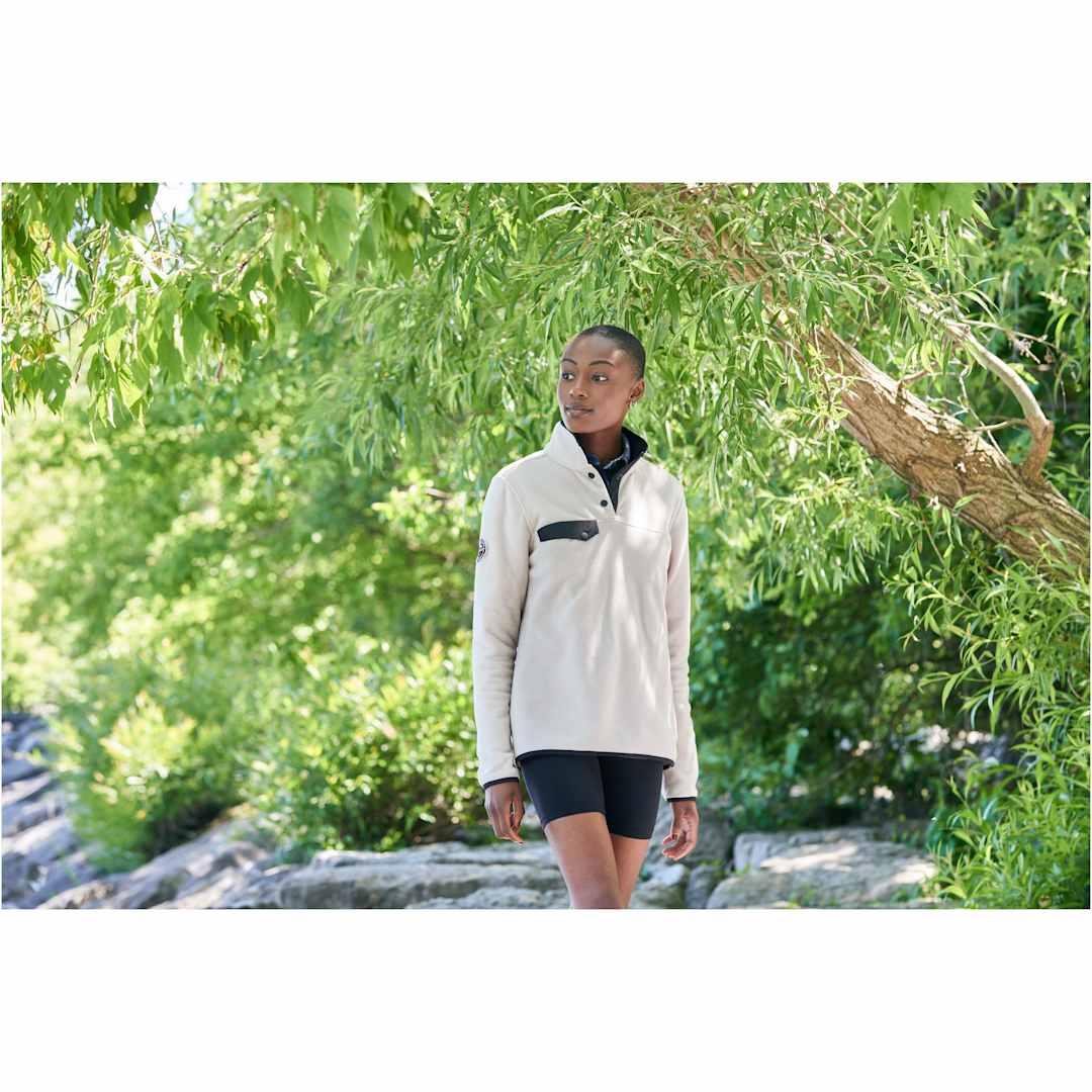 Roots73 westville eco microfleece pullover-womens Beige miniatura 7