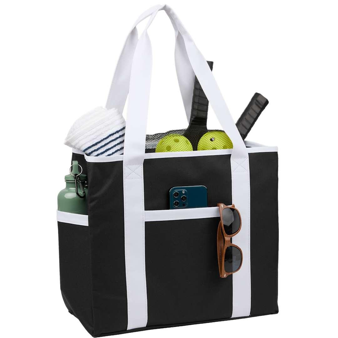 Varsity club tote Black miniatura 6