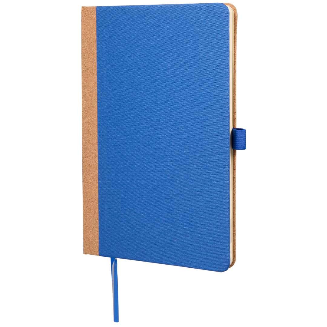 5.5 X 8.5 recycled pet and cork bound journal Black miniatura 8