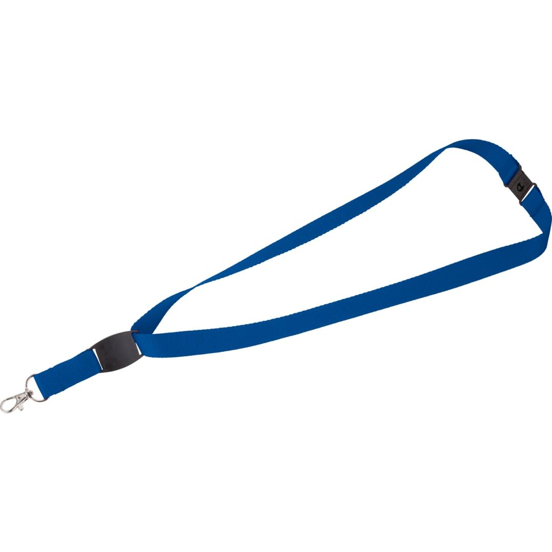Flat panel lanyard Black miniatura 6
