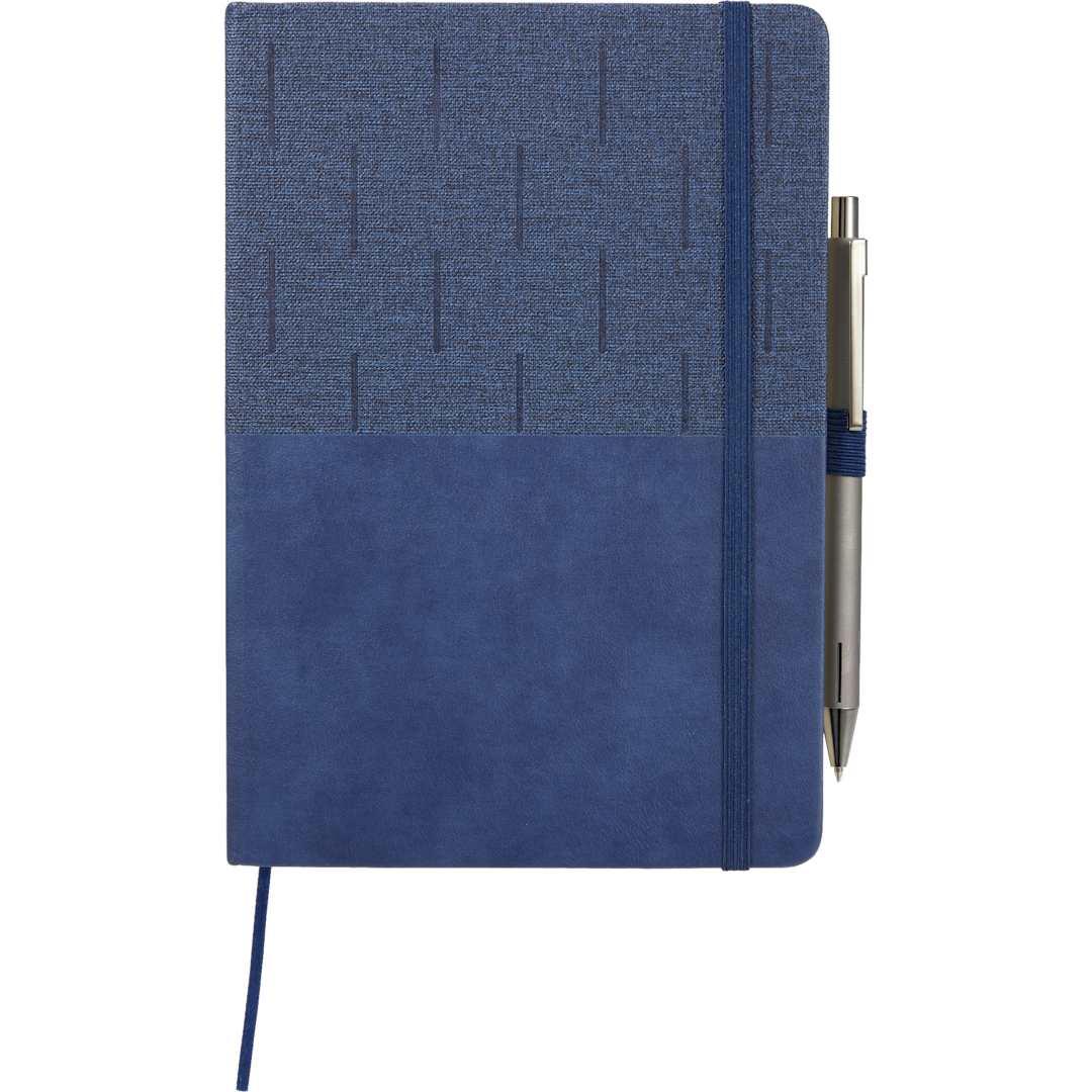 5.5 X 8.5 fsc® recycled chesapeake bound journal Black miniatura 12
