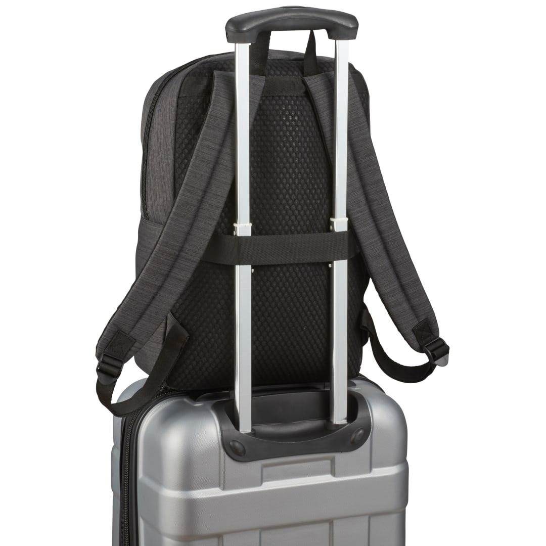 Nbn whitby slim 15 computer backpack w/ usb port Navy Blue miniatura 3
