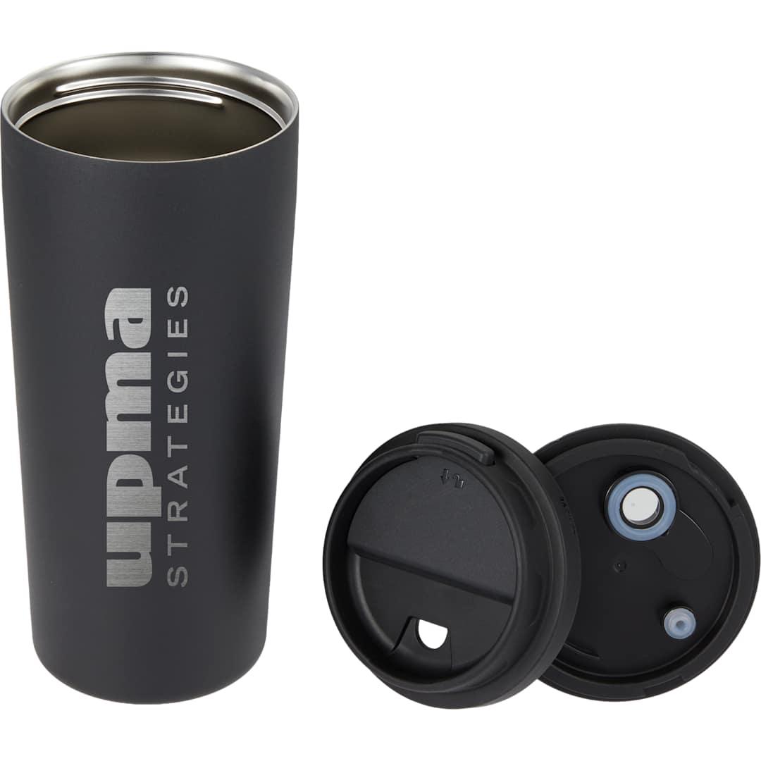 Nelson copper vacuum tumbler w/ swivel lid 20oz Black miniatura 10