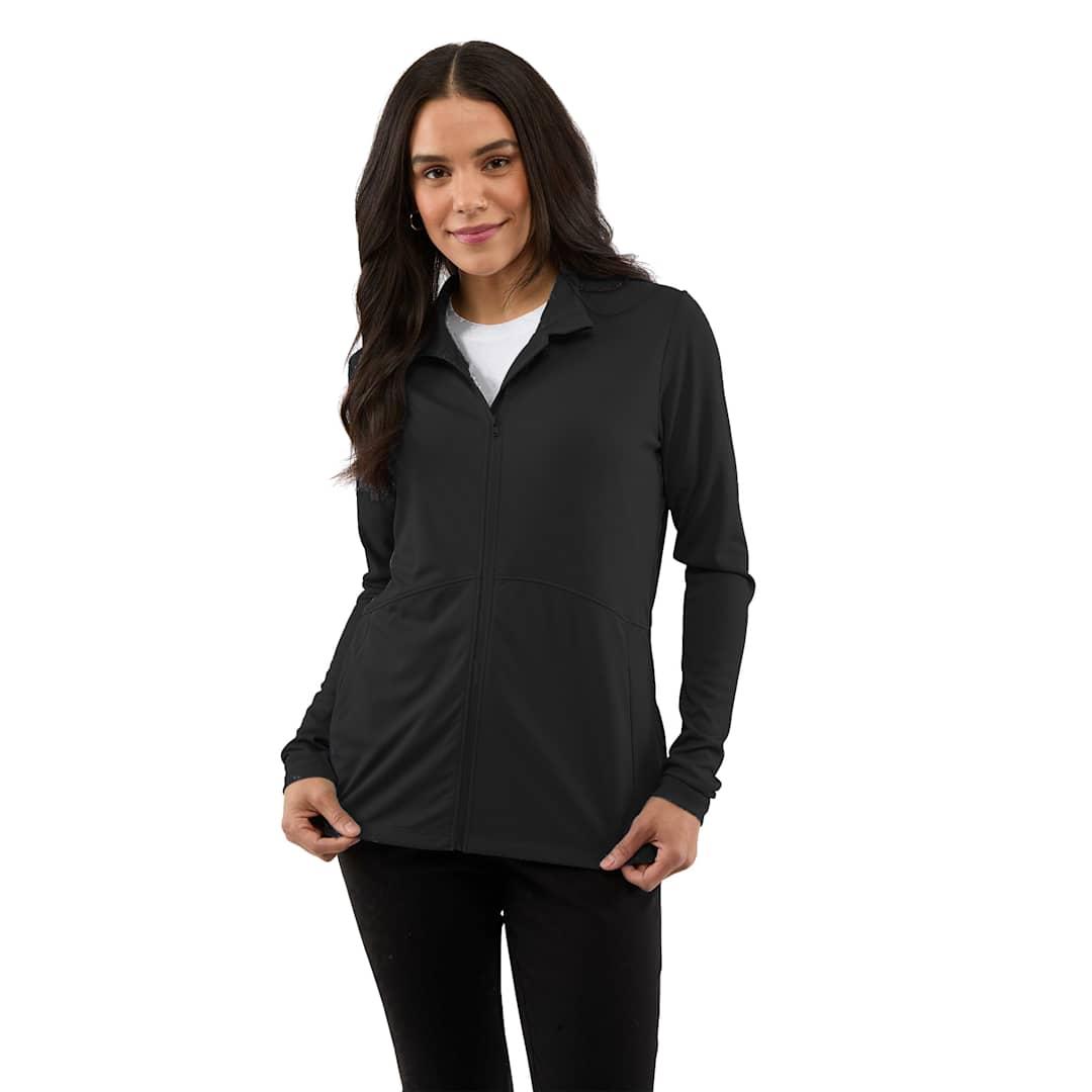 Dara knit full zip - womens Black miniatura 3