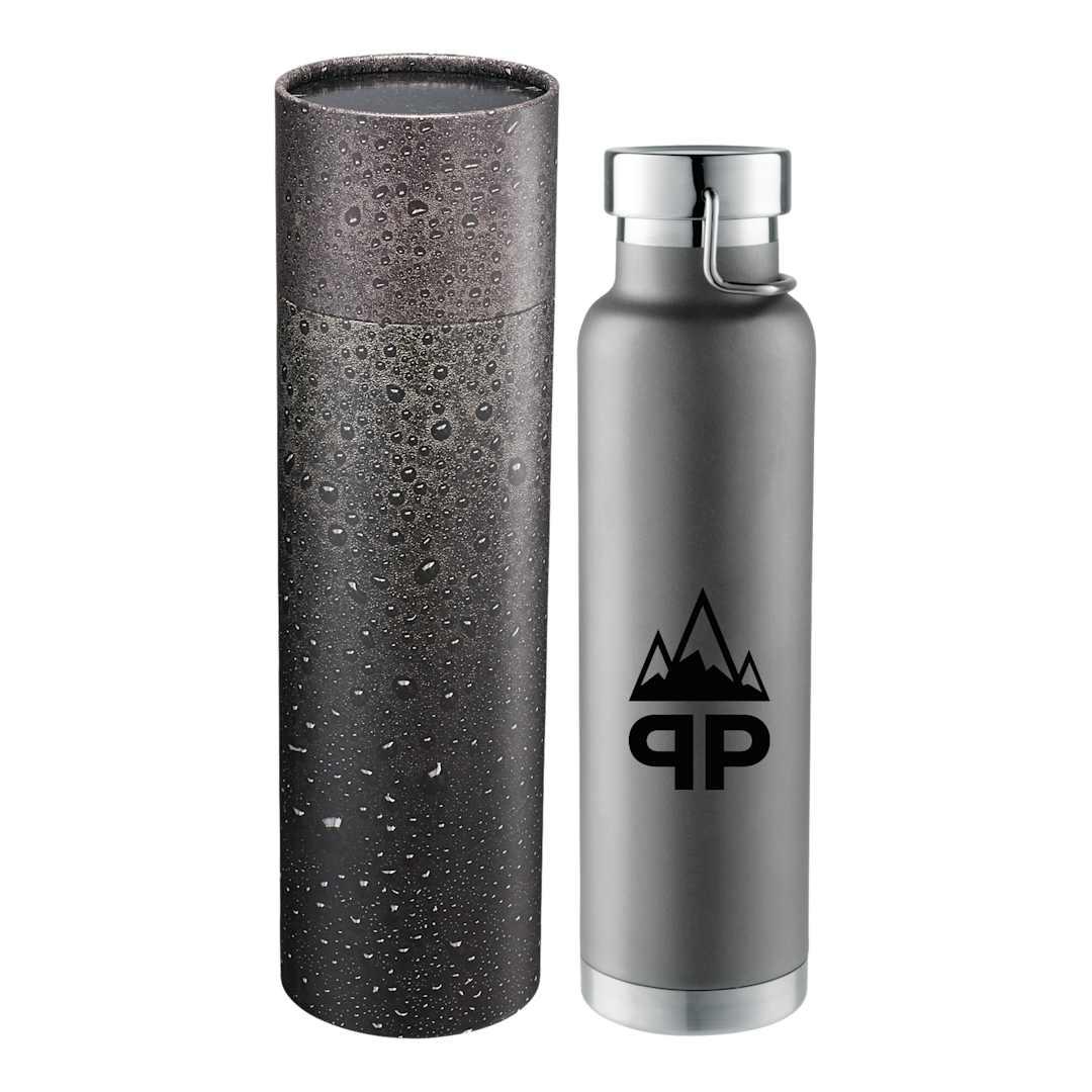 Thor copper vac bottle 22oz with cylindrical box Black miniatura 4
